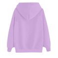 thumbnail image 7 of IROINNID Deals Sweatshirt for Women Fall Winter Casual Long Sleeve Pullover Solid Basic Hoodie Warm Loose Fit Pullover Sweatshirt,Pink, 7 of 7
