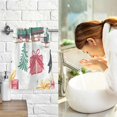 thumbnail image 7 of Yayeee 100% Cotton Hand Towels for Bathroom 16" x 28" Soft Absorbent Kitchen Towel, Christmas Train, 7 of 7