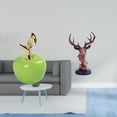 thumbnail image 2 of Estatua,Escultura de fruta artificial,estatua y artesanía,Figura de cabeza de ciervo,Adorno de cabeza de ciervo,estatua de animal decorativa,Figura de cabeza de ciervo para decoración de mesa, 2 of 8