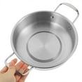 thumbnail image 3 of Stainless Steel Cooking Pan Household Small Hot Pot Wok for Home Kitchen Restaurant Use, 3 of 8