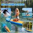 thumbnail image 4 of Naipo 10FT Inflatable Paddle Board 30in Wide Design Stand Up Paddle Board with Paddle Accessories for Family Beginners Youth Blue Yellow, 4 of 12