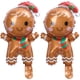 thumbnail image 3 of 20-1 piezas de palo de globo de Navidad para pastel de hombre de jengibre, árbol de Navidad, forma de Papá Noel, decoración para fiestas en el hogar, suministros de globos, 3 of 5