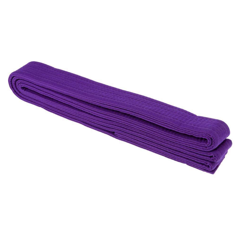 Ceinture De Karaté Violette BUDOFIGHT – Coton 100 %, 8 Rangées De Coutures, Plusieurs Tailles !