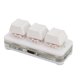 thumbnail image 3 of Mini Teclado De 3 Teclas, Teclado Mecánico Para Juegos RGB Con Interruptor Rojo, Teclado Mecánico Para Juegos USB Para Trabajo De Oficina, Sin Controlador, Plug & Play Para, 3 of 7
