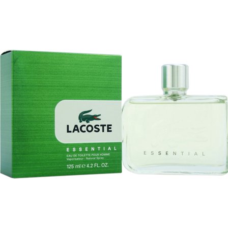 Essential By Lacoste Men's Eau de Toilette Spray 4.2 oz (Pack of 4)