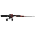 thumbnail image 3 of ProFISHiency Red Splat Fiberglass Pocket Spincasting Fishing Combo, 3 of 8