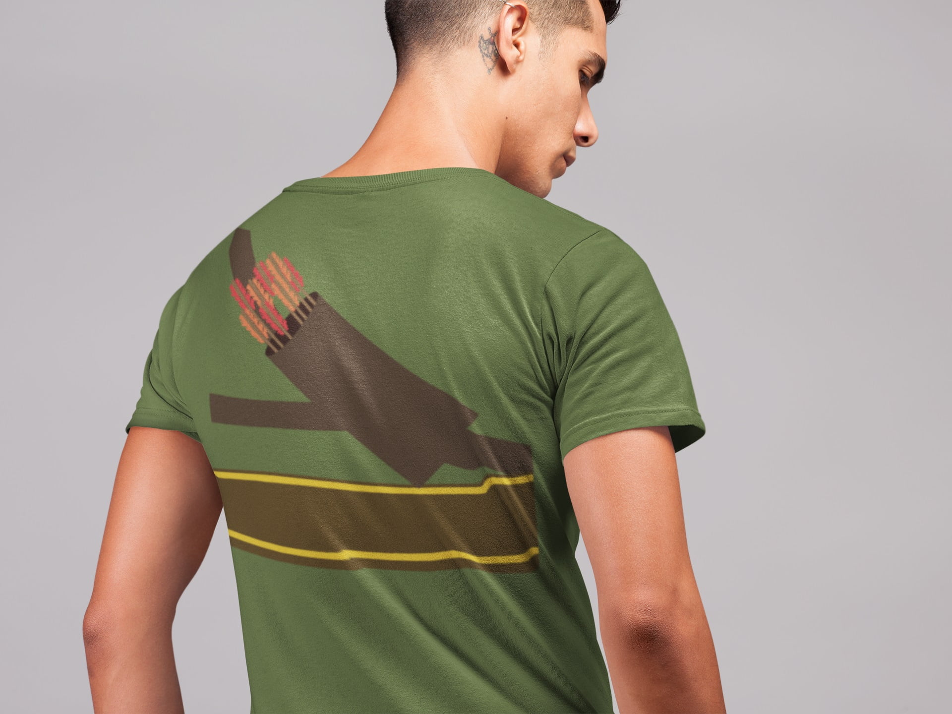 Old Glory Mens Halloween Warrior Elf Costume Short Sleeve T Shirt