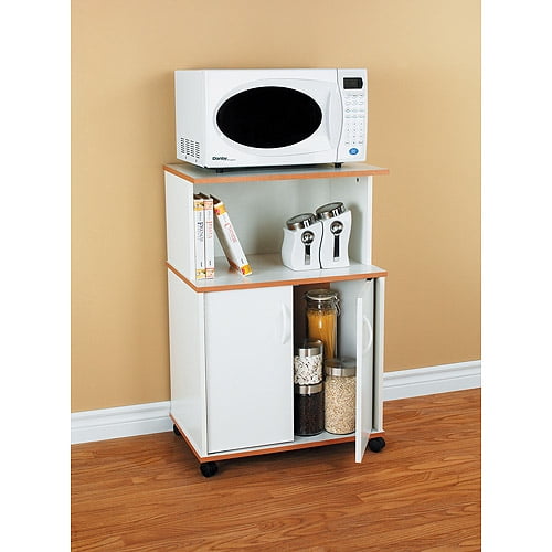 Microwave Cart, White