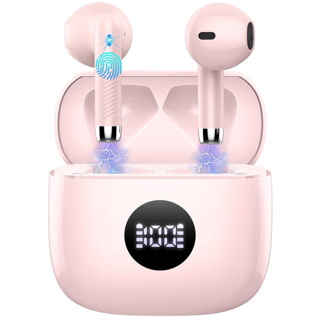 Auriculares inalámbricos Jxrev Bluetooth 5.3 con reproducción de 40 horas IP7