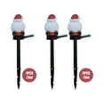 thumbnail image 2 of Carevas 2PCS Christmas Solar Lights Outdoor Decorative Stakes Lights Santa Claus in Red Hat 7-color Changing Light LED Landscape Lights Waterproof for Pathway Walkway Lawn Backyard, 2 of 7