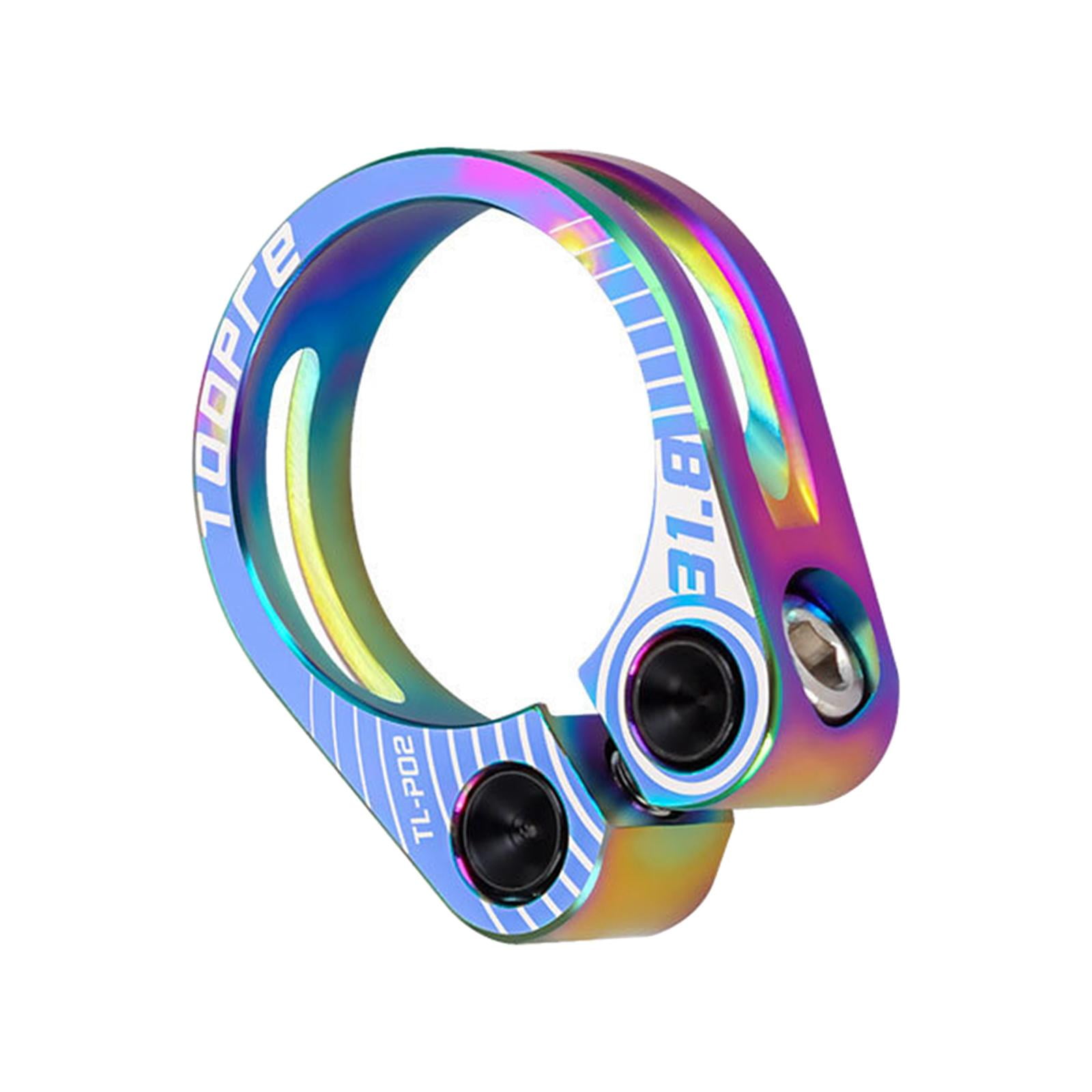 Aluminum Alloy Bike Seatpost Clip Bolts Clamp Quick Release Tube Clamp