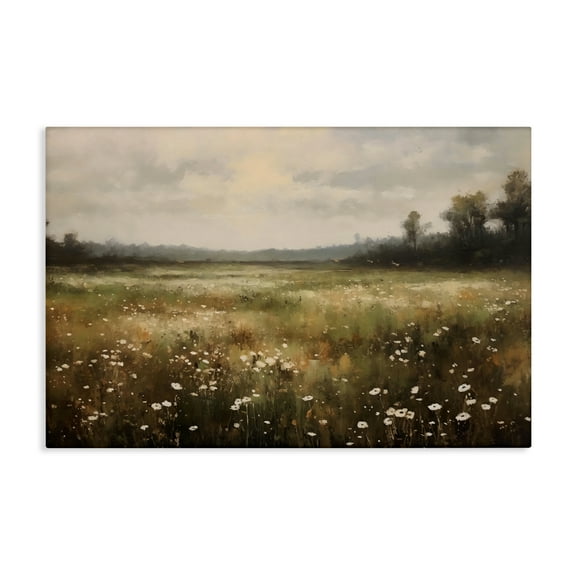 Stupell Industries Dotted With Daisies Field Canvas Wall Art, design by Creative Studio, 30 x 45