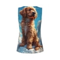 thumbnail image 5 of Lsque Cartoon Cloud Puppy Printed Workout Tank Tops for Women, Athletic Sports Tank Tops, Compression Sleeveless Dry Fit Shirts,Sleeveless Yoga Shirt-Large, 5 of 9