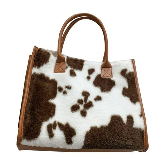 Wovilon Retro Large Capacity Piece Bag Fashion Shoulder Bag Casual Trend Tote Bag