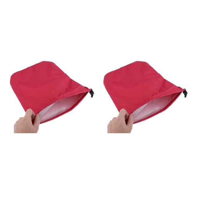 ziyahi 2 Pcs Rétroviseur Universel Automobile Anti-Poussière / Neige Couverture Imperméable Rouge