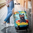thumbnail image 3 of Hello Summer Scottish Terrier Pool Day on Watermelon Float Travel Luggage Cover Scottie Dog Lover Gifts Suitcase Dust Protective Decor - 13008, 3 of 5