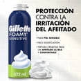 thumbnail image 2 of Espuma de Afeitar Gillette Foamy Sensitive Ideal de Piel Sensible, 322 ml, 2 of 5