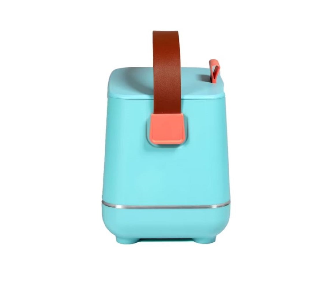 Restored Frigidaire EFMIS308-BLUE Portable Beverage Mini Fridge, 9" x 12" x 12" (Refurbished)