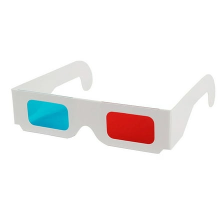 20 Pcs Home Theater Glasses Red Kids Eye 3D Video Game Acrylic Bulk Baby