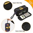 thumbnail image 3 of FORMRS Pencil Case with 3 Compartments Zipper Pouch, Elementary School Level and up, Halloween Colorful Ghosts, 3 of 8
