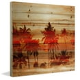 thumbnail image 2 of Parvez Taj Crimson Palms Pinewood Wall Art, 12" x 12", 2 of 7