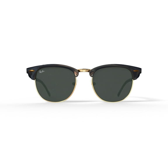 Ray-Ban Men's Clubmaster RB3016-W0365-51 Black Sunglasses