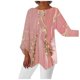 thumbnail image 1 of Gibobby Camisa&nbsp;Moda Mujer Sudadera de cuello redondo para mujer, camisetas gráficas, camiseta de manga larga, camisetas de tamaño（Rosa， XL), 1 of 5