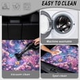 thumbnail image 5 of Xixirimido Universal Car Trunk Mat 29" x 39", All Weather Trunk Protection Durable Cargo Liner Mat Auto Interior Accessories Fit for Most Car Models, Butterfly Cherry Blossom Galaxy, 5 of 7