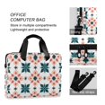 thumbnail image 4 of FORMRS 16" Laptop Bag Carrying Sleeve Case with Handle Travel Shoulder Briefcase, Flowers Geometric Pattern, 4 of 8