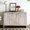 Natural Wood, variant on Wooden Server Cabinet | Ideal for Living Room Decor | High-Stability Fir and MDF Material | Reduces Clutter with Two-Tier Storage