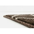 thumbnail image 6 of Unique Loom Trellis Collection Area Rug - Philadelphia (2' x 6' 1" Runner Chocolate Brown/Beige), 6 of 13