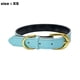 thumbnail image 2 of Collar de cuero enrollado para perro, collar de cuerda redondo duradero, adecuado para perros pequeños y medianos., 2 of 5