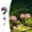 Multicolor-0B-clearacne, variant on WWG Outdoor Patio Decoration Lawns Decorative Ambient Lights Ground Lamp Solar Lighted Pole Hydrangea Automatically Lights Up at Night 26.77in Height
