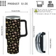 thumbnail image 3 of Marijuana Weed Leaf 420 Weed 40oz Tumble with Handle, Stainless Steel with Lid and Straw Funny Gifts for Men Women Festival Birthday Gifts for Dad Mom Coffee Mug, 3 of 6