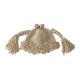 thumbnail image 2 of Gorro de Pelo Tejido para Bebé Recién Nacido, Gorros Trenzados, Gorros Hechos a Mano Elegantes, Gorros de Invierno Cálidos Y Creativos para Niñas , beige, 2 of 8