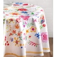thumbnail image 5 of Maison d' Hermine Happy Florals - Sweety 100% Cotton Tablecloth for Kitchen Dining | Tabletop | Decoration | Parties | Weddings | Spring/Summer (Round, 69 Inch)., 5 of 5