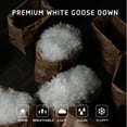 thumbnail image 3 of 100% Cotton Plush Soft White Goose Down & Feather Pillow, 3 of 7