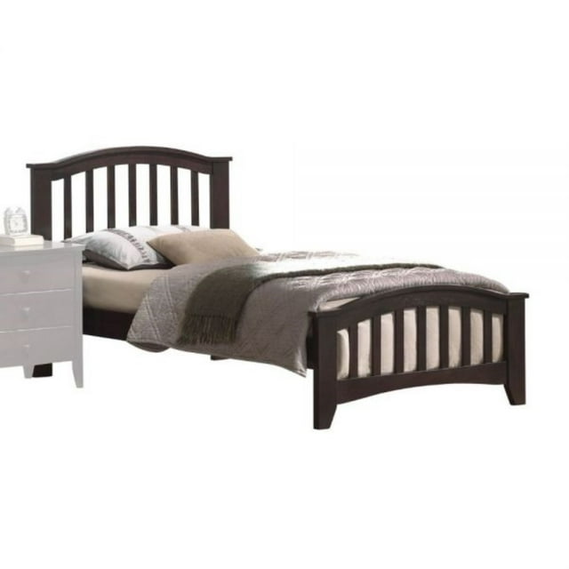 ACME San Marino Twin Bed in Dark Walnut