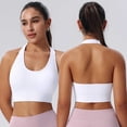 thumbnail image 6 of Halter Neck Sports Bra for Women Push Up Sexy Backless Stretch High Impact Wireless Yoga Bras, 6 of 6