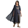 thumbnail image 3 of Solid Dupatta - Dress Blue-One Size, 3 of 4