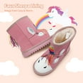 thumbnail image 3 of Dream Pairs Boys Girls Snow Boots Toddler/Little Kids Winter Cute Shoes SDSB2223K, 3 of 5