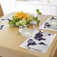 thumbnail image 4 of Ambesonne Map Place Mats Set of 4, Vivid Indigo World Graphic, Standard Size, Indigo White, 4 of 6
