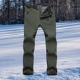 thumbnail image 3 of Pantalones De Esquí Para Mujer Softshell Grueso Para Viajes Senderismo Verde SM SunniMix pantalones de mujer, 3 of 8