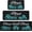 Teal Rose, variant on Teal Floral Kitchen Mat Set of 3, Teal and Black Kitchen Rugs Non-Skid Washable Kitchen Mats for Kitchen Sink Floor, Farmhouse Rose Kitchen Decor and Accessories Floral Kitchen Rug