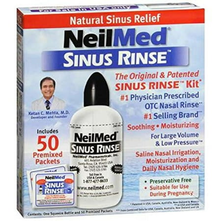 Sinus Rinse Regular Kit, This kit provides the perfect solution to get rid of the pain associated with nasal blocks and sinus By (Best Way To Get Rid Of Post Nasal Drip)