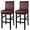 Burgundy, variant on PiccoCasa Waterproof Bar Stool Covers for Counter Height Side Chair Covers Black 2