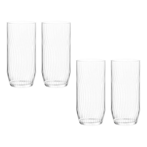 Vasos Vidrio Brisa Hb 455 Ml Pzs Cocina Beber Hogar Crisa blanco