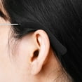 thumbnail image 4 of OATIPHO 2Pairs Glasses Ear Grips Black Stretchy Arm Covers for Secure Eyeglass Temple Fit, 4 of 6