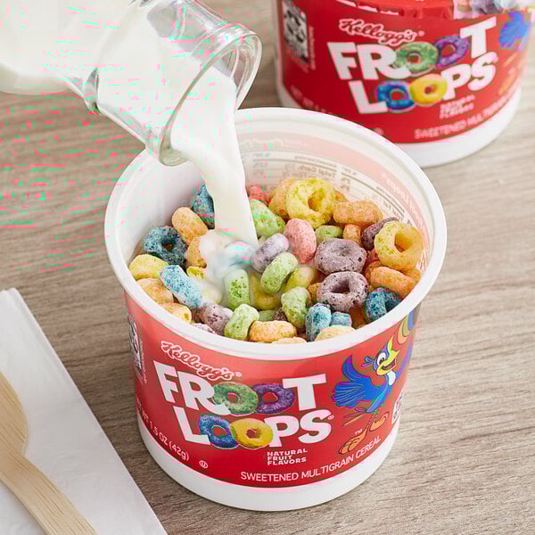 thumbnail image 5 of Kellogg’s Froot Loops Cereal Cups, 6 Count, 1.5 oz Each, 5 of 5