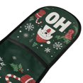 thumbnail image 4 of Yayeee Double Oven Mitt Kitchen Heat Resistant Baking 35" x7" Quilted Glove, Christmas Dog, 4 of 6